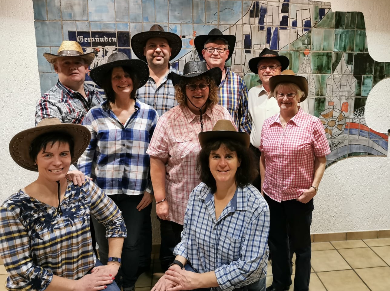 Gruppenfoto Line Dancer